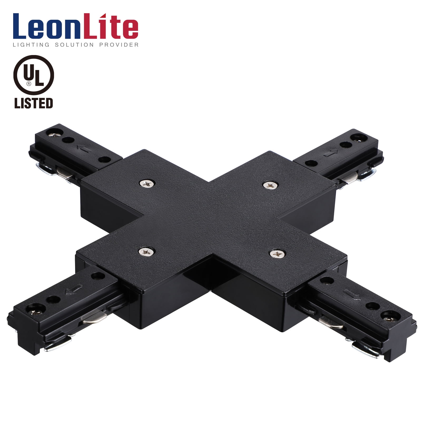 LEONLITE H Track X Connector, H Type Single Circuit 3Wire1 Track