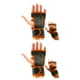 thumbnail image 2 of maskred 2pack/lot Stay Comfortable And Secure With Durable Weight Lifting Gloves Orange S 2Set, 2 of 6