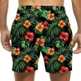 thumbnail image 4 of Miqool Big and Tall Mens Swim Trunks Quick Dry Board Shorts Hawaiian Swim Shorts Bathing Suit Beach Swimwear with Pockets, 4 of 6