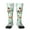 2 Black-2, variant on World Travel Map Thigh High Socks Extra Long Stretchy Sock Women Over Knee High Opaque Stocking Daily Wear
