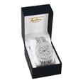 thumbnail image 5 of Men's 43mm Fully Iced Out Octagon Watch - Simulated Diamonds, Quartz Movement - Silver Dial, 5 of 5