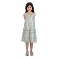 thumbnail image 2 of Kensie Girl Printed Mesh Ruffle Sleeveless Dress, Sizes 4-16, 2 of 5