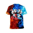 thumbnail image 6 of Cuphead T-Shirts for Men Women, Anime Short Shirts, Unisex Short Sleeve Tops, Crew Neck Tee Shirts, S-4XL, 6 of 8