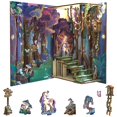 thumbnail image 1 of Kit de Rinconcito de Libros Unicornio del Bosque con Luz LED Miniatura Cutefun, 1 of 7