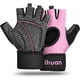 thumbnail image 1 of Guantes de levantamiento de pesas transpirables sin dedos para gimnasio, 1 of 6