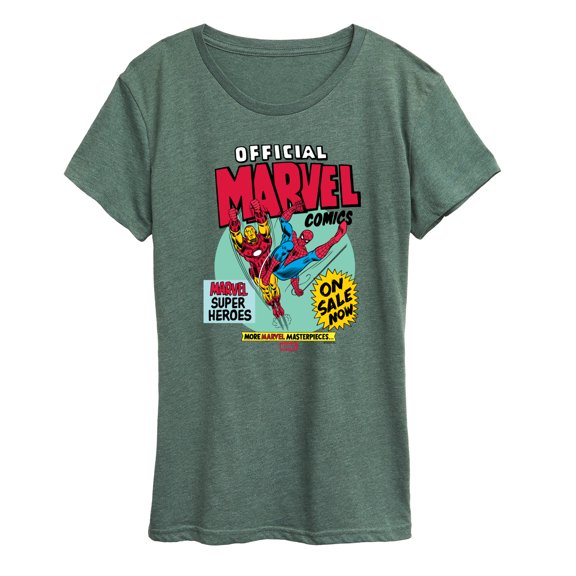 Marvel - Heroes Spider-Man Iron Man - Women's Short Sleeve Graphic T-Shirt