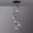 Black 4, variant on Living Room Lighting 5 Light Cluster Pendant Light, Brass High Ceiling Chandeliers Adjustable, Living Room Pendant Light, Foyer Chandeliers, Stairwell Pendant Lights,E12 not Including Bulb,Living Roo