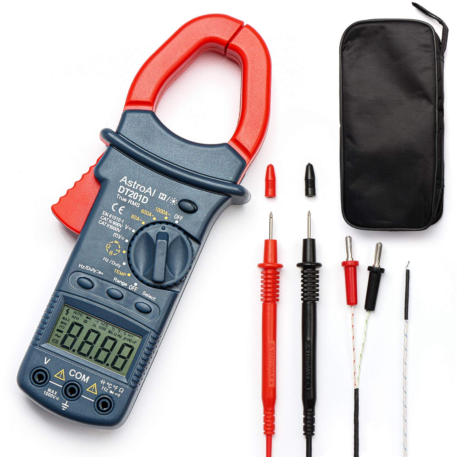 Multimeter Bag Accessories Clamp Meter Case with Large Capacity for Outdoor 