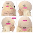 thumbnail image 4 of HAOFAN Hair 613 Body Wave Lace Front Wigs Human Hair Pre Plucked For Black Women Brazilian Hair Glueless Transparent Lace Frontal Wig(16 inch), 4 of 7