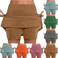 thumbnail image 2 of LIaqionyy Womens High Waisted Tennis Skort Skirts Sports Golf Running Skorts Casual Stretchy Sweat Skirts Quick Dry, 2 of 7