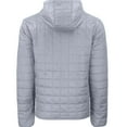 thumbnail image 3 of Men's Cutter & Buck  Gray New York Yankees Rainier Primaloft Eco Full-Zip Hooded Jacket, 3 of 3