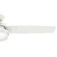 thumbnail image 2 of Hunter 60" Sentinel Fresh White Ceiling Fan with Light Kit and Remote, 2 of 9