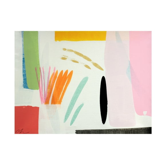 Canvas Wall Art - Cathe Hendrick 'Terrace' Wall Art for Living Room, Bedroom, or Office Décor by Trademark Fine Art - 19 x 14 Inches