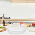 thumbnail image 6 of 2pcs Kitchen Glass Storage Jar Covers Replacement Glass Lids (Transparent), 6 of 10