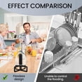 thumbnail image 6 of 2pcs 3 In1 Stackable Wine Bottle Drying Rack, Countertop Bottle Holder Stand, 3.93 X 3.93 Inches, 6 of 8