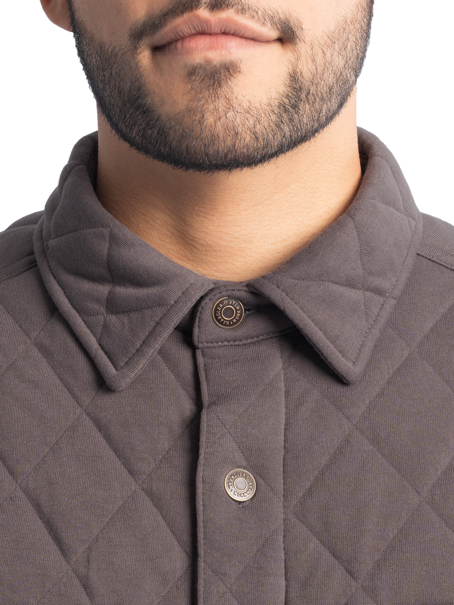 Wrangler Workwear Men's Durable Shirt Jacket Diamond Series, Size S-3XL