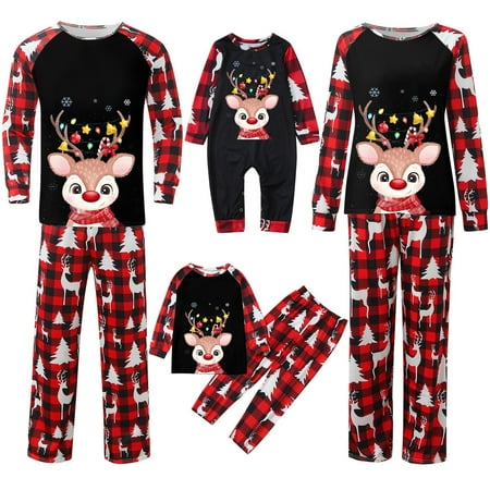 

Christmas Pajamas for Family Clearance Boys Pajamas Size 14-16 Christmas Matching Family Pajamas Sets