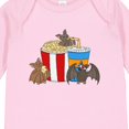 thumbnail image 4 of Inktastic Movie Loving Bats with Popcorn and Soda Boys or Girls Long Sleeve Baby Bodysuit, 4 of 5