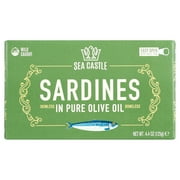 Sea Castle Sardines in Olive Oil, 4.375 oz