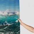 thumbnail image 3 of Shiartex Bird Ocean Quick-Drying Shower Curtain Set with Hooks for Bathroom Decoration, 100% Polyester Fabric, Waterproof Shower Curtain Set 36x72, 3 of 7