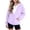 Light Purple -BJ36, variant on Resicozy Girls Zip-up Hoodie Light Jackets with Pockets, Long Sleeve Sweatshirt for Kids, Fashion Casual Youth Fall Clothes 2-13 Years Pink 130