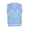 thumbnail image 4 of Okbabeha Women’s V Neck Sleeveless Animal Pattern Loose Knit Sweater Vest, 4 of 9