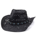 thumbnail image 2 of Sombrero de paja de vaquero Minnieouse para mujer verano, 2 of 6
