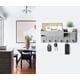 thumbnail image 3 of Estante de madera RelaxScene con soporte para llaves, montaje en pared, con estante, 3 of 6