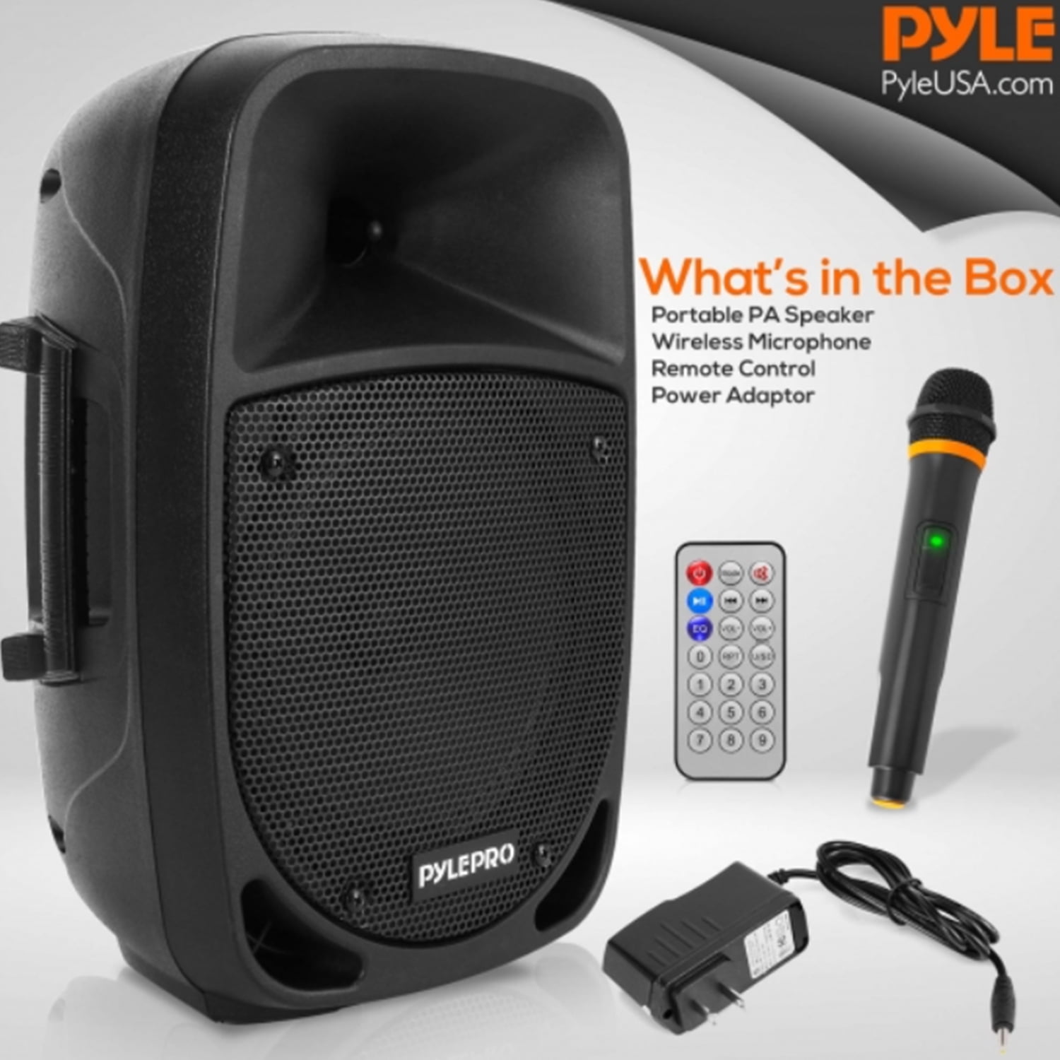 portable pa speaker with microphone