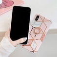 thumbnail image 2 of Compatible with iPhone 8 Plus Case,Compatible with iPhone 7 Plus Case 5.5 inch Marble Cute Stand Cover for Women Girls 360 Degree Rotating Ring Kickstand Soft TPU Shockproof Cover Bling, 2 of 6