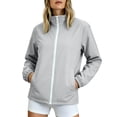 thumbnail image 2 of Drovellove Plus Size Women's Waterproof Raincoat with Pockets – Lightweight Packable Hooded Jacket for Hiking, Cycling, Camping, and Travel | Breathable All Season Outdoor Shell, 2 of 7
