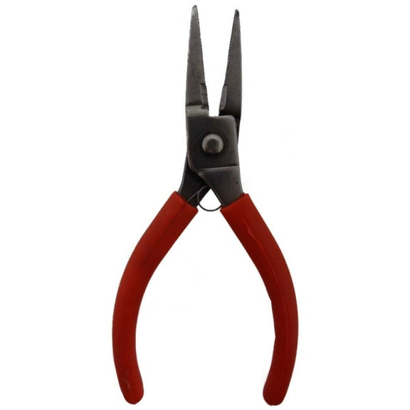 PLIER KING 5" (12.7 cm) Long Nose Pliers | Ergonomic Handle | Steel Construction | Ideal for Sheet Metal, Jewelry & More