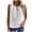 White, variant on Women Eyelet Hollow Out Round Neck Sleeveless Geometric Casual Boho Vacation Beach Loose Tank Tops, White XXL