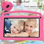 Kids Tablet 7 inch for Boys Girls Android Tablets for Kids 4GB RAM 32GB ROM Toddler Tablet WIFI BT Safety Eye IPS Screen Parental Control, Dual Camera Shockproof Case for Educational, Games