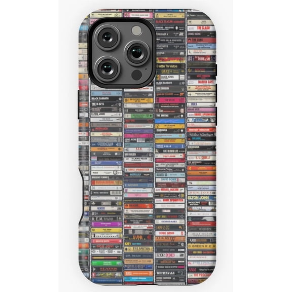 Greatest Albums Of The 1980s Music Inspired Print Phone Case for iPhone 16 15 14 13 12 11 Pro Max