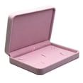 thumbnail image 1 of Joyero de Cajas Bandeja Almacenamiento de Colr de Viaje - Rosado Sunnimix Caja de visualización del collar de terciopelo, 1 of 5