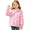 Z03_Pink, variant on Husipze Toddler Cute Printed Hooded Windbreaker Jacket Girls Boys Full Zip Fleece Lined Lightweight Coat Long Sleeve Windproof Outerwear Pink 2 Years