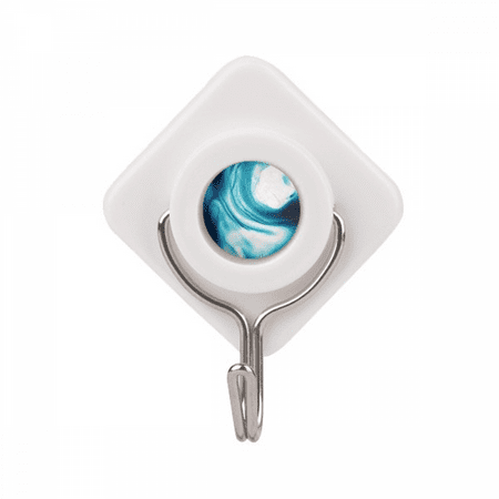 

Transparent Liquid Blue Pigment Adhesive Wall Hooks Hanging Self Sticky