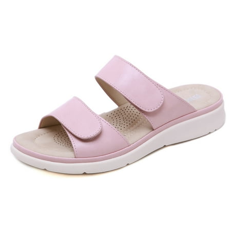 

Womens Sandals Ladies Holiday Beach Shoes Massage Sponge Plus Size Slippers