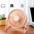 thumbnail image 3 of Abanico portátil Mini Ventilador De Mesa Rotación De 360 Grados 5 Aspas Ventiladores De Aire Silenciosos Para Dormitorio Rosa Rosa Magideal Abanico portátil, 3 of 7