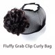 thumbnail image 4 of Extensiones de moño para cabello moños de donut pieza de cabello extensiones de moño de cabello ondulado rizado desordenado moños de donut pieza de cabello peluca ANGGREK Otros, 4 of 4