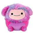 thumbnail image 1 of Plush Squishmallows Woxie Magenta Bigfoot 35 cm con melena teñida anudada, 1 of 7