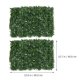 thumbnail image 3 of 2 piezas de fondo de hojas artificiales para decoración de pared, de plástico, para el hogar, 3 of 7