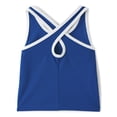thumbnail image 2 of The Children's Place Girls Sleeveless Contrast Ribbed Cross Back Tank Top, Sizes XS-XXL, 2 of 3