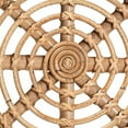 thumbnail image 6 of bali & pari Jacinda Modern Bohemian Natural Brown Rattan End Table, 6 of 8