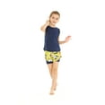 thumbnail image 3 of Girl's Athletic Sportswear Solid Tank Top and Patterned Tennis Shorts Set in Garden Poppy Yellow Small, 3 of 5