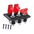 thumbnail image 4 of HILABEE Race Car Ignition Switch Panel Vehicles RV Yacht Ships Toggle Switch Panel Red, 4 of 9