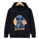 thumbnail image 3 of Sudadera con capucha de Stitch para niños, sudadera Kawaii, nueva ropa informal de dibujos animados de anime a la moda, para niñas y niños, top cálido, 3 of 5