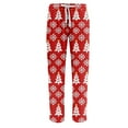 thumbnail image 3 of JGNGSHN Mens Christmas Pajamas Pants Cute Print Sleep Lounge Pant Warm Sleepwear Pants PJ Bottoms with Pockets and Button Fly, 3 of 4