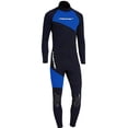 thumbnail image 2 of Piel de buceo Hombres Mujeres Traje de neopreno elástico UPF50 Mono de buceo Esnórquel Surf Pesca de erupción de una pieza Azul S Baoblaze Traje de buceo para hombres, 2 of 8